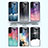 Silicone Frame Starry Sky Mirror Case Cover for Samsung Galaxy S22 5G