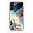 Silicone Frame Starry Sky Mirror Case Cover for Samsung Galaxy S22 5G Mixed