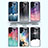 Silicone Frame Starry Sky Mirror Case Cover for Samsung Galaxy S23 Ultra 5G