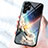 Silicone Frame Starry Sky Mirror Case Cover for Samsung Galaxy S23 Ultra 5G