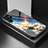 Silicone Frame Starry Sky Mirror Case Cover S01 for Samsung Galaxy S23 Ultra 5G