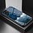 Silicone Frame Starry Sky Mirror Case Cover S01 for Samsung Galaxy S23 Ultra 5G