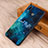 Silicone Frame Starry Sky Mirror Case for Huawei Honor 10 Lite Blue