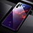 Silicone Frame Starry Sky Mirror Case for Huawei P30 Pro New Edition Purple