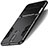 Silicone Matte Finish and Plastic Back Case with Stand for Huawei G10 Black