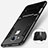 Silicone Matte Finish and Plastic Back Case with Stand for Huawei G9 Plus Black