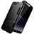 Silicone Matte Finish and Plastic Back Case with Stand for Huawei Honor V10 Black