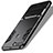 Silicone Matte Finish and Plastic Back Case with Stand for Huawei P Smart Black