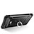 Silicone Matte Finish and Plastic Back Case with Stand for Huawei P8 Lite (2017) Black