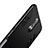 Silicone Matte Finish and Plastic Back Case with Stand for Huawei Rhone Black