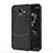 Silicone Matte Finish and Plastic Back Case with Stand for Samsung Galaxy A6 (2018) Black