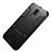 Silicone Matte Finish and Plastic Back Case with Stand for Samsung Galaxy A6 Plus Black