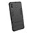 Silicone Matte Finish and Plastic Back Case with Stand for Samsung Galaxy A9 Star SM-G8850 Black