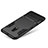 Silicone Matte Finish and Plastic Back Case with Stand for Samsung Galaxy J7 Plus Black