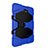 Silicone Matte Finish and Plastic Back Case with Stand for Samsung Galaxy Tab A6 10.1 SM-T580 SM-T585 Blue