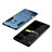 Silicone Matte Finish and Plastic Back Case with Stand for Xiaomi Mi Mix Evo Blue