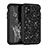 Silicone Matte Finish and Plastic Back Cover Case 360 Degrees Bling-Bling for Apple iPhone 11