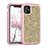 Silicone Matte Finish and Plastic Back Cover Case 360 Degrees Bling-Bling for Apple iPhone 11 Mixed