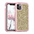 Silicone Matte Finish and Plastic Back Cover Case 360 Degrees Bling-Bling for Apple iPhone 11 Pro Max