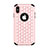 Silicone Matte Finish and Plastic Back Cover Case 360 Degrees Bling-Bling for Apple iPhone Xs