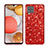 Silicone Matte Finish and Plastic Back Cover Case 360 Degrees Bling-Bling for Samsung Galaxy A42 5G