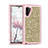 Silicone Matte Finish and Plastic Back Cover Case 360 Degrees Bling-Bling for Samsung Galaxy Note 10 5G