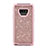 Silicone Matte Finish and Plastic Back Cover Case 360 Degrees Bling-Bling for Samsung Galaxy Note 9 Rose Gold