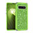 Silicone Matte Finish and Plastic Back Cover Case 360 Degrees Bling-Bling for Samsung Galaxy S10 5G Green