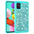 Silicone Matte Finish and Plastic Back Cover Case 360 Degrees Bling-Bling JX1 for Samsung Galaxy A51 5G