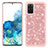 Silicone Matte Finish and Plastic Back Cover Case 360 Degrees Bling-Bling JX1 for Samsung Galaxy S20 Plus 5G Rose Gold