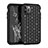 Silicone Matte Finish and Plastic Back Cover Case 360 Degrees Bling-Bling U01 for Apple iPhone 11 Pro Max Black