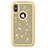 Silicone Matte Finish and Plastic Back Cover Case 360 Degrees Bling-Bling U01 for Apple iPhone Xs Max
