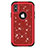 Silicone Matte Finish and Plastic Back Cover Case 360 Degrees Bling-Bling U01 for Apple iPhone Xs Red