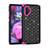 Silicone Matte Finish and Plastic Back Cover Case 360 Degrees Bling-Bling U01 for Samsung Galaxy Note 10 Plus 5G Hot Pink