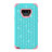 Silicone Matte Finish and Plastic Back Cover Case 360 Degrees Bling-Bling U01 for Samsung Galaxy Note 9 Cyan