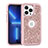 Silicone Matte Finish and Plastic Back Cover Case 360 Degrees Bling-Bling YJ1 for Apple iPhone 13 Pro Max