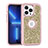 Silicone Matte Finish and Plastic Back Cover Case 360 Degrees Bling-Bling YJ1 for Apple iPhone 13 Pro Max