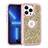 Silicone Matte Finish and Plastic Back Cover Case 360 Degrees Bling-Bling YJ1 for Apple iPhone 13 Pro Max Mixed