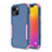 Silicone Matte Finish and Plastic Back Cover Case 360 Degrees for Apple iPhone 13