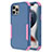 Silicone Matte Finish and Plastic Back Cover Case 360 Degrees for Apple iPhone 13 Pro