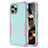 Silicone Matte Finish and Plastic Back Cover Case 360 Degrees for Apple iPhone 14 Pro