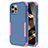 Silicone Matte Finish and Plastic Back Cover Case 360 Degrees for Apple iPhone 14 Pro Max