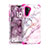 Silicone Matte Finish and Plastic Back Cover Case 360 Degrees for Samsung Galaxy Note 10 5G Hot Pink
