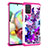 Silicone Matte Finish and Plastic Back Cover Case 360 Degrees JX1 for Samsung Galaxy A71 5G Hot Pink