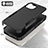 Silicone Matte Finish and Plastic Back Cover Case 360 Degrees MQ1 for Apple iPhone 13