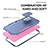 Silicone Matte Finish and Plastic Back Cover Case 360 Degrees MQ1 for Samsung Galaxy A33 5G