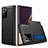 Silicone Matte Finish and Plastic Back Cover Case 360 Degrees N01 for Samsung Galaxy Note 20 Ultra 5G Black