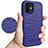 Silicone Matte Finish and Plastic Back Cover Case 360 Degrees R01 for Apple iPhone 12