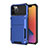 Silicone Matte Finish and Plastic Back Cover Case 360 Degrees R03 for Apple iPhone 12 Pro Max