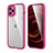 Silicone Matte Finish and Plastic Back Cover Case 360 Degrees R05 for Apple iPhone 12 Pro Max